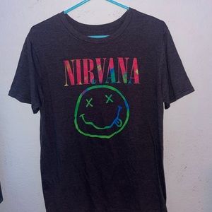 Nirvana, short sleeve shirt, L